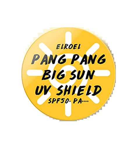 ELROEL Latest, Season 05   PANG PANG Big Sun UV Shield Cushion   SPF 50+ PA++++   0.9 oz (25g)   Main product 1ea