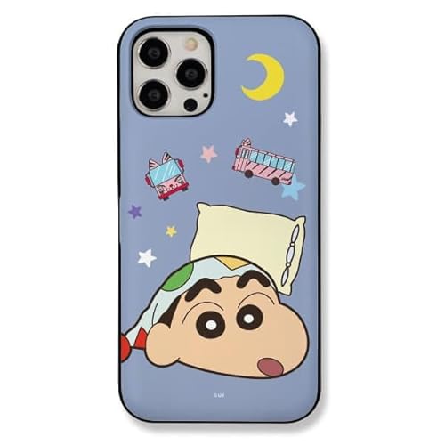 iPhone16 Pro 用 クレヨンしんちゃん マグネット カード 収納 ケース 【日本国内から発送】 CrayonShinchan Giant S1 Magnetic Card Case アイフォン 16 プロ 対応 TPU + PC キャラクター カ