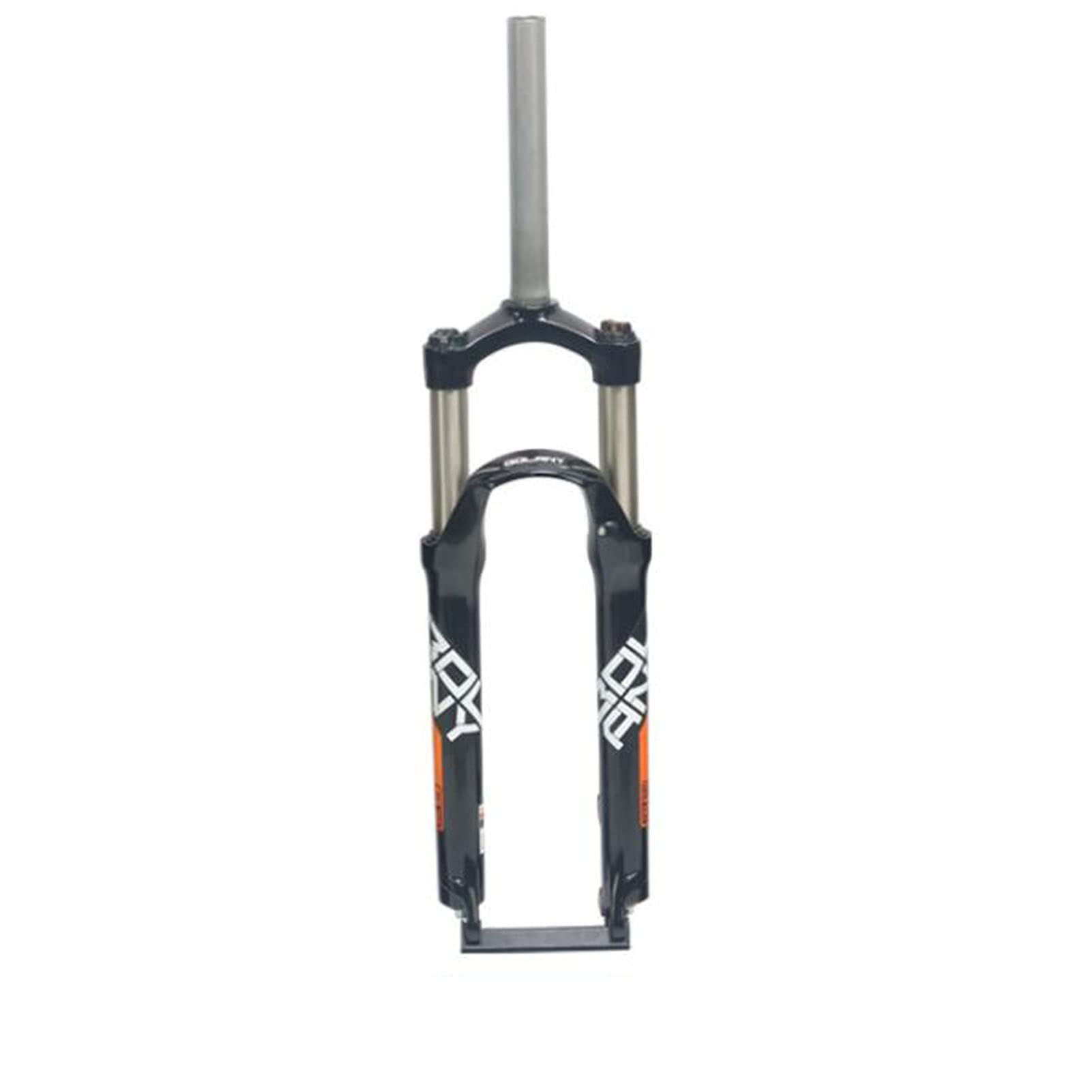 ZXGSXIOU 24 Inch Suspension Bicycle Front Fork,Travel 100mm Shoulder Control Fork Mountain Disc/V- Brake fork