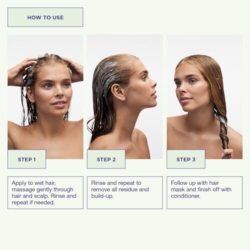 Foto von Maria Nila Sheer Silver Shampoo, Neutralisiert goldene Nuancen, violette Pigmente verleihen einen kühlen Ton, 100% vegan, Sulfat & Parabenfrei 350ml