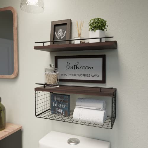 Wopitues WPHM005AB20221207NA Floating Shelves For Bathroom Wall Decor Sign thumb #1