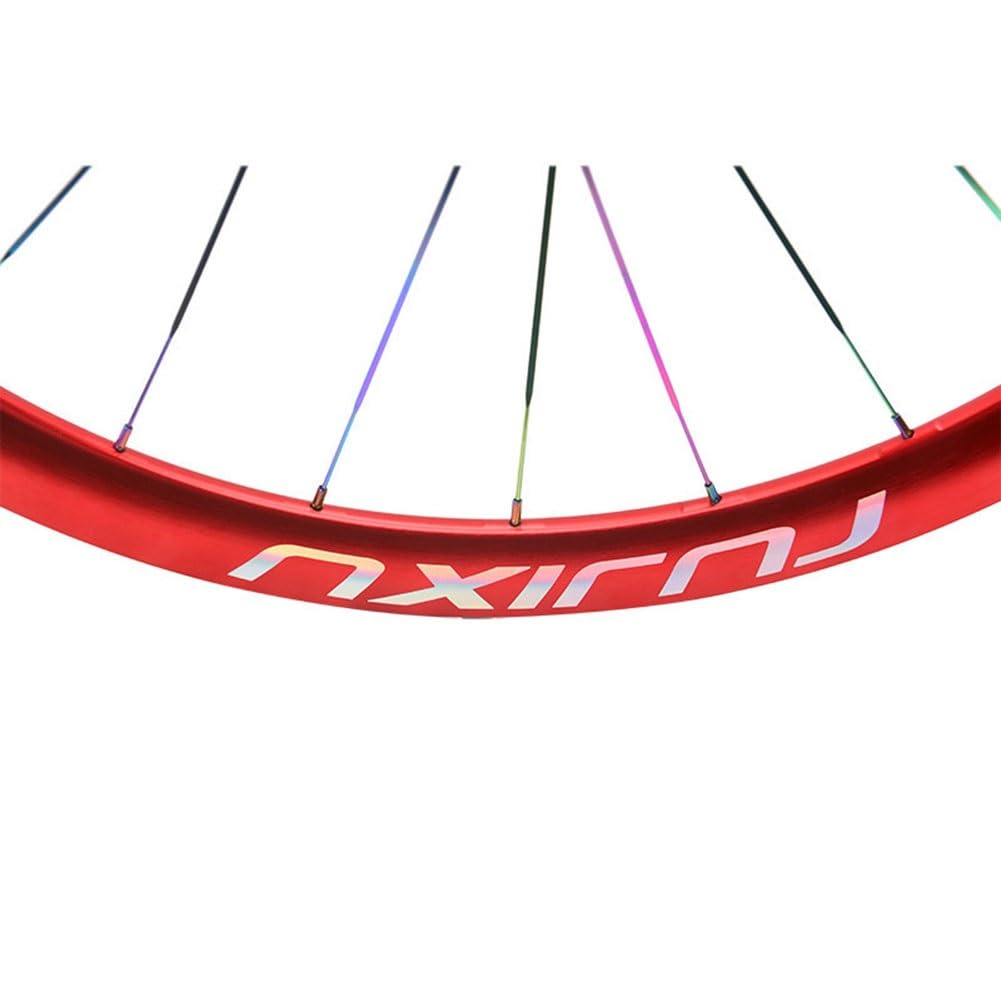 26 27.5 29'' MTB-Rad Zentralverschluss Scheibenbremse Steckachse Felge Aus Aluminiumlegierung Vorne Und Hinten Radsatz 8/9/10/11 Gang Kassettenfreilauf 24 Löcher ( Color : Red 110*15/148*12mm , Size :