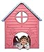 Dohany Spielhaus pink Kinderspielhaus Gartenhaus Indoor Outdoor +2J