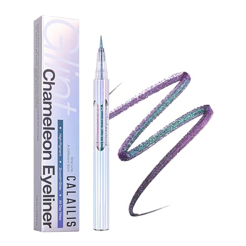 Delineador líquido de brillo púrpura azul CALAILIS miniatura 1