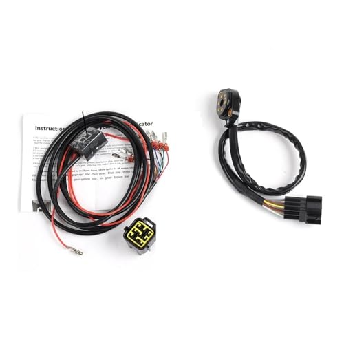 Indicateur de vitesse Capteur de Position moto TRK502X affichage blanc