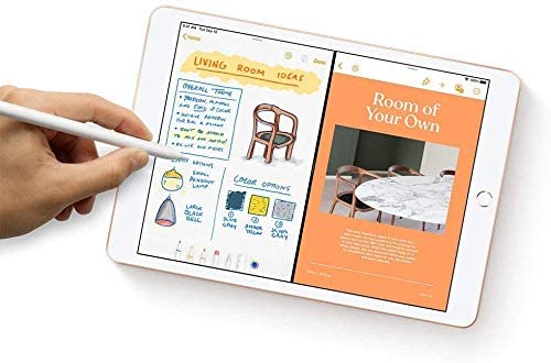 Image of Apple iPad (7th Generation, 10.2-inch, 2019), 128GB, Wi-Fi + Cellular, Gold (Renewed Premium)