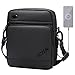 Produktbild HEROIC KNIGHT Umhängetasche Herren Wasserdichte Tasche mit USB-Anschluss für 11 Zoll iPad Handy Schultertasche Handtasche Anti-Diebstahl Messenger bag für Arbeit Freizeit Sport Städtetrips-Schwarz