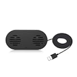 HONKYOB USB Computer Speaker with Built-in Microphone, Mini Soundbar Speaker for Desktop Laptop PC, Plug & Play USB Powered Small Sound Bar,Mini Speaker,360° Surround Sound for Gaming Music Movie