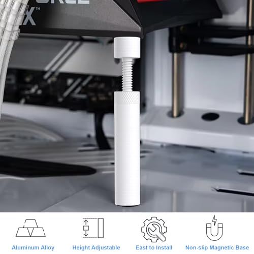 Image of GPU Support Bracket Graphics Card Brace Anti-Sag Holder Height Adjustable Video Card Stand White Large