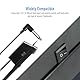 SHAEVLE Sustain-Pedal für Keyboards, Digitalpiano, MIDI und Synthesizer mit Polaritätsschalter, 6,35 mm, mit 160 cm Kabeleingangsstecker