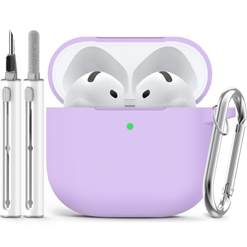 Image of Ljusmicker for AirPods 4 Case 2024 with Cleaner Kit,Purple