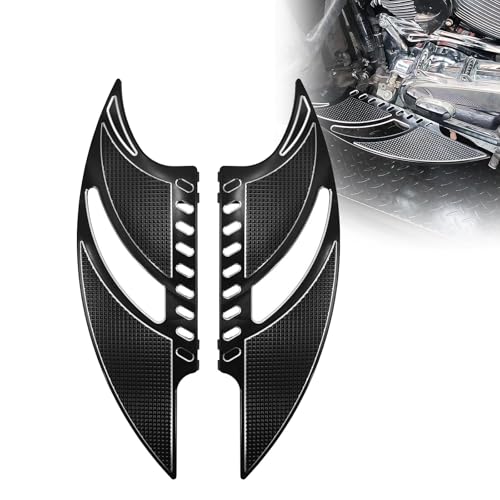 Marchepieds avant de moto CNC : surface extensible et grip maximal pour Harley FLHT FLHR FXDF