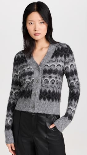Vince Women's Fair Isle Cardigan2