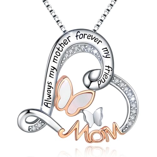 ABBGIABBW Mothers Birthday Gifts 925 Sterling Silver Always My Mother