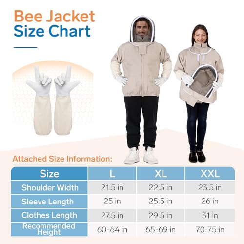 Zmhbkps ZMH622 Bee Suit Jacket- Beekeeping Jacket thumb #4