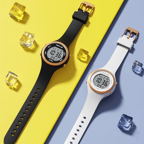 Reloj Digital Mujer Resistente al Agua 5 ATM con Cronógrafo - Imagen 7