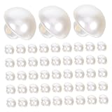 Lisse et confortable : l'intégration transparente avec tissu assure une expérience de port confortable sans bords rugueux, breloque en pour bricolage, boutons bombés en forme de champignon