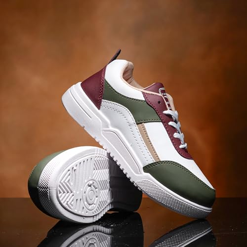 Image of ASIAN Kids FREEDOM-03 Stylish Casual Sneakers with Laces for Boys, Trendy and Comfortable Shoes Perfect, Walking, and Outdoor Play, Lightweight and Durable Design Suitable for Kids