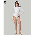 KMT Wetsuit for Women, Womens Long Sleeve Shorty Wet Suits 2mm Front Zipper Springsuit Surfing Surf-wear Diving Swimming Scuba One Piece - Image 5
