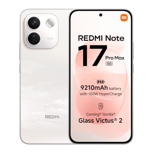 REDMI Note 17 Pro Max 5G, Smartphone 8+512GB, Cloud Blush, 9210mAh Battery