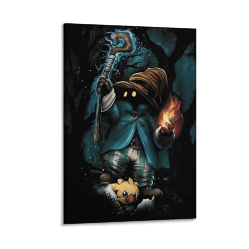 �t�@�C�i���t�@���^�W�[ �r�r�E�I���j�e�B�A �|�X�^�[ (10) �p�l�� �L�����o�X�E�H�[���A�[�g���� ��� �ŉ� �ǂ̊G ��������24x36inch(60x90cm)