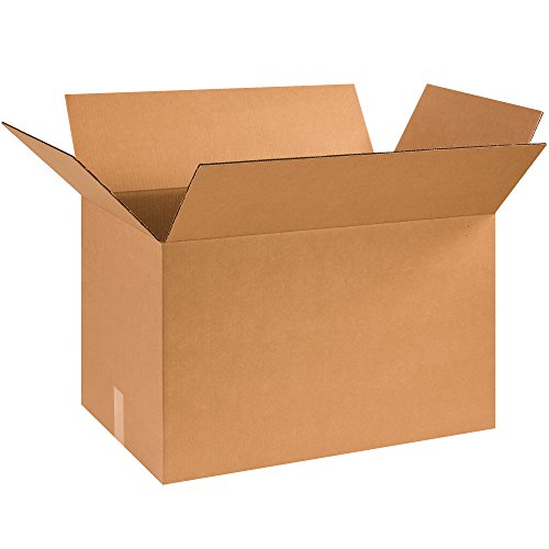 Image of Box USA 10 Pack of Corrugated Cardboard Boxes, 25 inch L x 16 inch W x 16 inch H, Kraft, Shipping, Packing and Moving