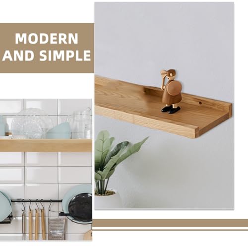 Estantería de pared moderna Uonlytech de madera premium para salas selectas 8