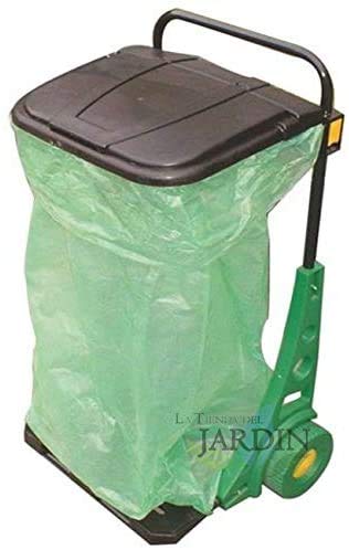Carrello da giardino, utile per raccogliere foglie in giardino, colore