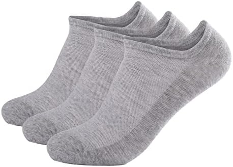 Jileiy 3 Pairs Of Men's Solid Color Sports Casual Breathable Comfortable Short Tube Large Boat Socks Guitar Neck Socks