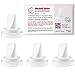 Nenesupply 4 pc Compatible Duckbill Valves for Medela and Spectra S1 Accessories Spectra S2 and Medela Pump in Style Not Original Spectra Pump Parts Replace Spectra Duckbill Valves and Medela Valve