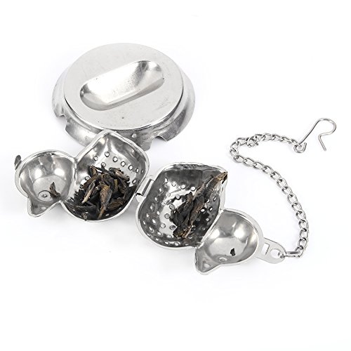 Colador de té, infusor de bolas de té de acero inoxidable, difusor de especias en forma de pato para preparar té de… - Imagen 6