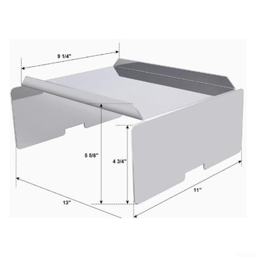 Piastra Cottura Uniforme per Griglie per traeger e Z Grill Piastra | Acciaio per robusto, distribuzione per calore uniforme, per elimina punti caldi, compatibile per traeger, cottura perfetta