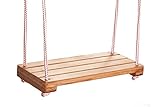[page_title]-TomD Holz Brettschaukel - imprägniert Holzschaukel mit Seil Holz Brett Kinder Schaukel Hängesitz