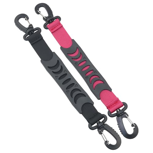 FMHXG 2PCS Skate Carrying Wheel Universal Anti Strangler Skate Carrying Handle Buckle Soft Handle Shopping Bag Carrying Handle Portable Shoe Holder Roller Skate Strap Roller Skate Handle Buckle Black