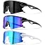 (3 Pack) Black+black/Blue+white/Blue