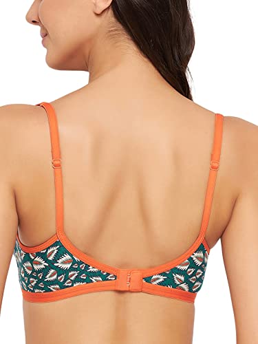 Image of Clovia Women's Cotton Non-Padded Non-Wired Full Cup Printed Bra