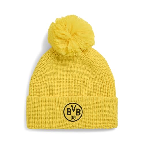 PUMA Mütze BVB Essential Beanie Jr. Faster Yellow - Puma Black gelb