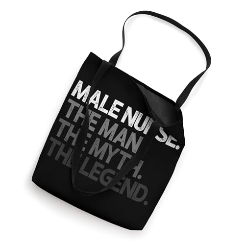 Male Nurse Man The Myth Legend Gift Tote Bag miniatura 2