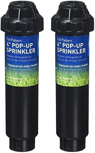 Orbit 54346 Rociador emergente de 4 pulgadas serie 300 con boquilla de pulverización de patrón completo (paquete de 2)