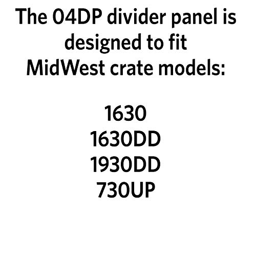 MidWest Homes for Pets Dog Crate Divider Panel for 76 cm Pet Cages, Adjusts Living Space, Fits MidWest Crate Models 1630, 1630DD, 1930 and 730UP, Black E-Coated, 04DP - Image 2