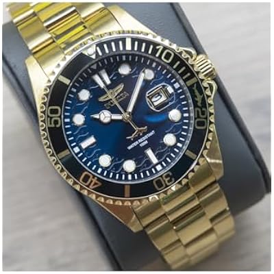 Invicta Men's 30810 Pro Diver Quartz Multifunction Blue Dial Watch