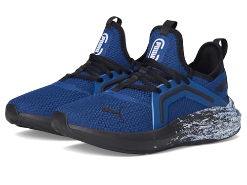 PUMA Softride Enzo Shoes (Big Kid) Sneaker, Blazing Blue/Black, 5 US Unisex