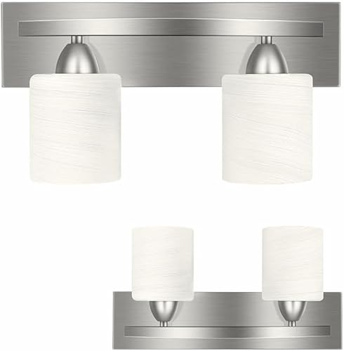 Iluminación de pared moderna estilo Hollywood, barra de luz de tocador de baño, accesorios de iluminación interior de baño con pantalla de vidrio disponible en Yaxa Venezuela