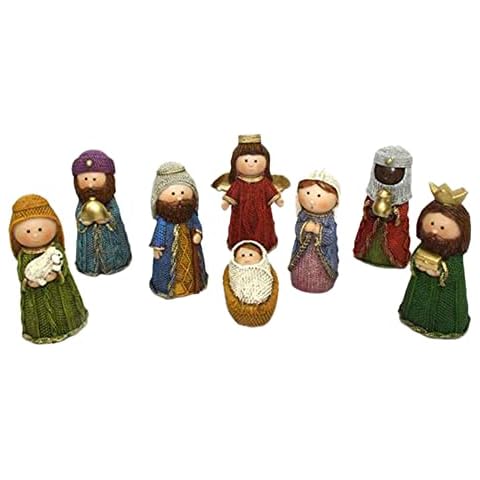 Portal de Belen con 8 Figuritas, Belen Navidad Completo Cover
