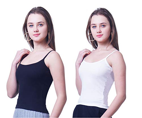 Image of Splash Women's Camisole Slip|Fine Cotton Rich Spaghetti Top for Women and Girls - 120