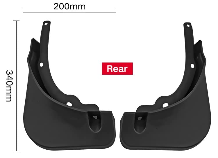 Auto Paraspruzzi Protettiva 4PCS Auto Mud Flaps Parafango Fango Paraspruzzi Flaps Fender Paraspruzzi Per Hyundai Per Genesis Per GV80 JX1 2023 2022 2021 Paraschizzi Guardia
