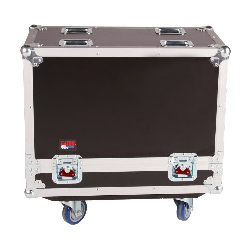 Gator Cases G-Tour Series Ata Style Road Case For (2) Qsc K12 Speaker Cabinets With Cable Storage And Heavy Duty 4" Casters (G-Tour Spkr-2K12) #TOP1