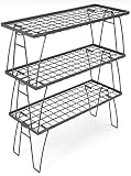 キャンピングムーン(CAMPING MOON) キャンプラック 焚火テーブル にも 折畳み 積み重ね メッシュラック 収納 アウトドア キャンプ 3点セット T-229-3T