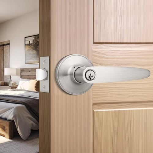 Probrico HMDL815SNET-COMBO-3PACK 3 Pack Keyed Entry Door Lever Lock thumb #7