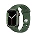 Produktbild Apple Watch Series 7 (GPS + Cellular, 45mm) Smartwatch - Aluminiumgehäuse Grün, Sportarmband Klee - Regular. Fitnesstracker, Blutsauerstoff und EKGApps, Always-On Retina Display, Wasserschutz